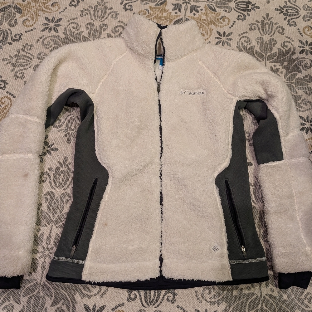 Columbia Women's White and Gray Jacket